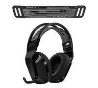 kwmobile Coussinet d'arceau de rechange compatible avec Logitech G733 / G335 / G535 - Coussinet de bandeau en nylon - Arceau de rechange pour casque avec rembourrage - Noir et blanc