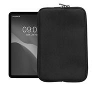 kwmobile Étui Compatible avec 8"-8,4" Tablet Étui - Coque de Protection pour Tablette en Tissu 21,8 x 13,7 cm - Noir