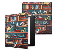 kwmobile Étui Compatible avec Amazon Kindle Oasis 10. Generation Coque - Étui à Rabat magnétique Tablette eReader Similicuir avec Sangle - Multicolore