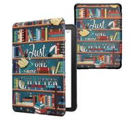 kwmobile Étui Compatible avec Amazon Kindle Paperwhite (2024)/Colorsoft Coque - Étui à Rabat magnétique Tablette eReader Similicuir - Multicolore