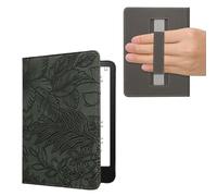 kwmobile Étui Compatible avec Amazon Kindle Paperwhite (2024)/Colorsoft Coque - Étui à Rabat magnétique Tablette eReader Similicuir avec Sangle - Vert