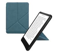 kwmobile Étui Compatible avec Amazon Kindle Paperwhite (2024)/Colorsoft Coque - Étui à Rabat magnétique Tablette eReader Similicuir - pétrole