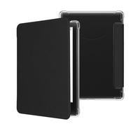 kwmobile Étui Compatible avec Amazon Kindle Paperwhite (2024)/Colorsoft Coque - Étui à Rabat Magnétique Tablette eReader en Similicuir - Noir