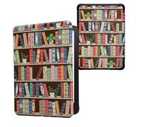 kwmobile Étui Compatible avec Amazon Kindle Paperwhite (2024)/Colorsoft Coque - Étui à Rabat magnétique Tablette eReader Similicuir - Bleu-Vert-Fuchsia