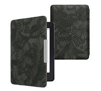 kwmobile Étui Compatible avec Amazon Kindle Paperwhite Coque - Étui à Rabat magnétique Tablette eReader Similicuir - Vert