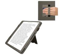 kwmobile Étui Compatible avec Amazon Kindle Scribe (2024) Coque - Étui à Rabat magnétique Tablette eReader Daim synthétique - Gris
