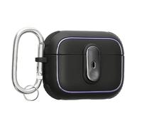 kwmobile Étui Compatible avec Apple Airpods Pro 2 Coque - Housse de Protection pour écouteurs sans Fil en Silicone - Noir-Noir
