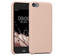 kwmobile Étui Compatible avec Apple iPod Touch 6G / 7G (6ème et 7ème génération) - Étui Coque Protection en Silicone pour Lecteur MP3 Coconut Swirl