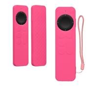 kwmobile Étui Compatible avec Apple Siri Remote 3rd / 2nd Gen Coque - Coque télécommande TV en Silicone - Rose Clair