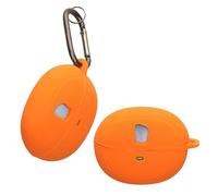 kwmobile Étui Compatible avec Baseus Inspire XC1 Housse - Housse pour Casque Audio étui de Protection en Silicone - Orange