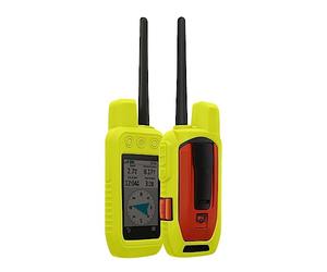 kwmobile Étui Compatible avec Garmin Alpha 200i / Alpha 300i - Housse de Protection en Silicone pour Navigateur GPS Pédestre - Jaune Fluo