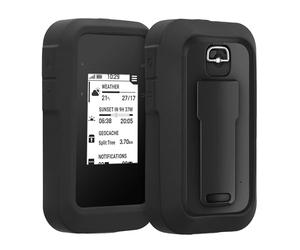kwmobile Étui Compatible avec Garmin eTrex SE - Housse de Protection en Silicone pour Navigateur GPS Pédestre - Noir