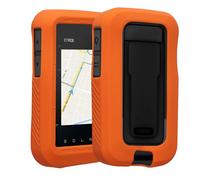 kwmobile Étui Compatible avec Garmin eTrex Solar - Housse de Protection en Silicone pour Navigateur GPS Pédestre - Orange