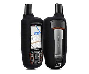 kwmobile Étui Compatible avec Garmin GPSMAP 64 / 64s / 64st - Housse de Protection en Silicone pour Navigateur GPS Pédestre - Noir