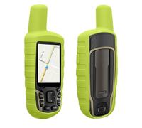 kwmobile Étui Compatible avec Garmin GPSMAP 65/62 / 62S / 62SC - Housse de Protection en Silicone pour Navigateur GPS Pédestre - Jaune Fluo