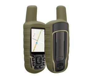 kwmobile Étui Compatible avec Garmin GPSMAP 65/62 / 62S / 62SC - Housse de Protection en Silicone pour Navigateur GPS Pédestre - Vert