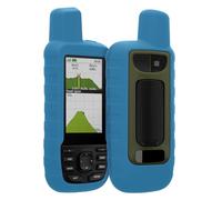 kwmobile Étui Compatible avec Garmin GPSMAP 66sr / GPSMAP 67 - Housse de Protection en Silicone pour Navigateur GPS Pédestre - Bleu