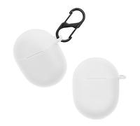 kwmobile Étui Compatible avec Google Pixel Buds A Series Housse - Housse pour Casque Audio étui de Protection en Silicone - Blanc