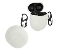 kwmobile Étui Compatible avec Google Pixel Buds Pro 2 / Pixel Buds Pro Housse - Housse pour Casque Audio étui de Protection en Silicone - Blanc