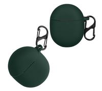 kwmobile Étui Compatible avec Google Pixel Buds Pro Housse - Housse pour Casque Audio étui de Protection en Silicone - Vert foncé