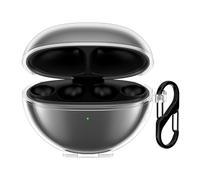 kwmobile Étui Compatible avec Huawei FreeClip - Housse en Silicone Souple pour Écouteurs - Transparent