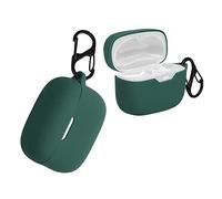 kwmobile Étui Compatible avec JBL Tune 230 NC TWS / T230NC / T235NC Housse - Housse pour Casque Audio étui de Protection en Silicone - Vert foncé