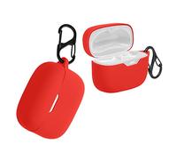 kwmobile Étui Compatible avec JBL Tune 230 NC TWS / T230NC / T235NC Housse - Housse pour Casque Audio étui de Protection en Silicone - Rouge