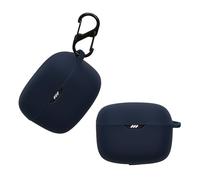 kwmobile Étui Compatible avec JBL Tune Buds Housse - Housse pour Casque Audio étui de Protection en Silicone - Bleu foncé