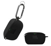 kwmobile Étui Compatible avec JBL Vibe Buds Housse - Housse pour Casque Audio étui de Protection en Silicone - Noir