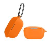 kwmobile Étui Compatible avec JBL Wave Buds Housse - Housse pour Casque Audio étui de Protection en Silicone - Orange