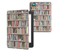 kwmobile Étui Compatible avec Kobo Aura Edition 2 Coque - Étui à Rabat magnétique Tablette eReader Similicuir - Bleu-Vert-Fuchsia