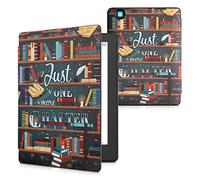 kwmobile Étui Compatible avec Kobo Aura H2O Edition 2 Coque - Étui à Rabat magnétique Tablette eReader Similicuir - Multicolore