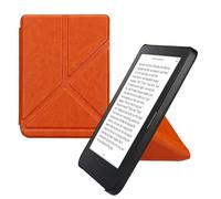 kwmobile Étui Compatible avec Kobo Clara 2E Coque - Étui à Rabat magnétique Tablette eReader Similicuir - Orange