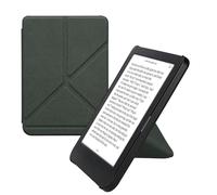 kwmobile Étui Compatible avec Kobo Clara BW/Colour Coque - Étui à Rabat magnétique Tablette eReader Similicuir - Vert foncé