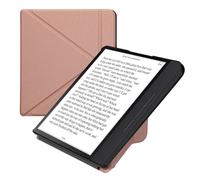 kwmobile Étui Compatible avec Kobo Forma Coque - Étui à Rabat magnétique Tablette eReader Similicuir - Or Rose