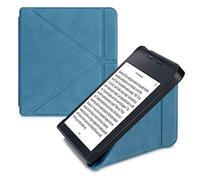 kwmobile Étui Compatible avec Kobo Libra 2 Coque - Étui à Rabat magnétique Tablette eReader Similicuir - pétrole