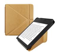 kwmobile Étui Compatible avec Kobo Libra 2 Coque - Étui à Rabat magnétique Tablette eReader Similicuir - doré