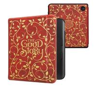 kwmobile Étui Compatible avec Kobo Libra Colour Coque - Étui à Rabat magnétique Tablette eReader Similicuir - Jaune-Orange-Rouge