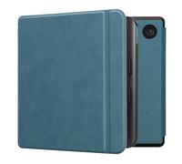kwmobile Étui Compatible avec Kobo Libra Colour Coque - Étui à Rabat magnétique Tablette eReader Similicuir - pétrole