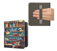 kwmobile Étui Compatible avec Kobo Libra Colour Coque - Étui à Rabat magnétique Tablette eReader Similicuir avec Sangle - Multicolore