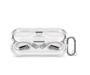 kwmobile Étui Compatible avec Nothing Ear (Open) - Housse en Silicone Souple pour Écouteurs - Transparent