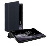 kwmobile Étui Compatible avec Oppo Pad Air - Étui à Rabat Magnétique Protection Slim avec Fonction Support - Bleu foncé