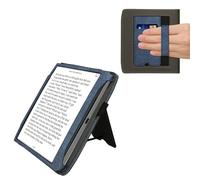 kwmobile Étui Compatible avec Pocketbook Era/Era Color/Era Lite Coque - Étui à Rabat magnétique Tablette eReader Similicuir - Bleu foncé-Gris foncé