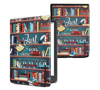 kwmobile Étui Compatible avec Pocketbook InkPad 4/Color 3/2 / Vivlio InkPad 4/Color 3 Coque - Étui à Rabat magnétique Tablette eReader Similicuir - Multicolore
