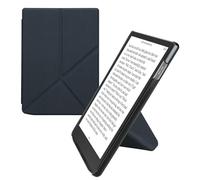 kwmobile Étui Compatible avec Pocketbook InkPad 4/Color 3/2 / Vivlio InkPad 4/Color 3 Coque - Étui à Rabat magnétique Tablette eReader Similicuir - Bleu foncé