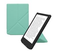 kwmobile Étui Compatible avec Pocketbook Verse/Verse Lite/Pro/Color/Vivlio Light HD Coque - Étui à Rabat magnétique Tablette eReader Similicuir - Menthe glaciale