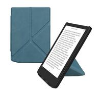 kwmobile Étui Compatible avec Pocketbook Verse/Verse Lite/Pro/Color/Vivlio Light HD Coque - Étui à Rabat magnétique Tablette eReader Similicuir - pétrole