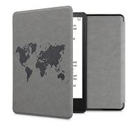 kwmobile Étui liseuse Compatible avec Amazon Kindle Paperwhite 11. Generation 2021 - Housse avec Rabat magnétique en Simili Cuir - Gris