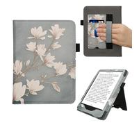 kwmobile Étui pour liseuse électronique Compatible avec Amazon Kindle Paperwhite (2024)/Colorsoft - Étui Housse Protection Taupe-Blanc-Bleu-Gris