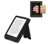 kwmobile Étui pour liseuse électronique Compatible avec Kobo Clara 2E - Housse Rabat liseuse en Simili Cuir - Noir